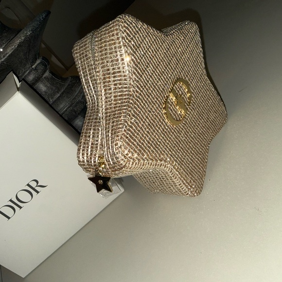 Dior Glittering Gold Star Accessory Bag - Picture 4 of 6